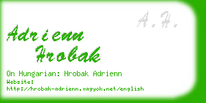 adrienn hrobak business card